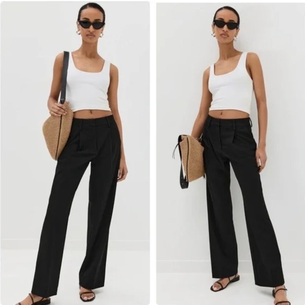 NWT! REFORMATION Alex Pant in Jet Black Size 2